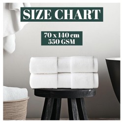 A Plain Egyptian Cotton Bath Sheet Size Towels 550 GSM